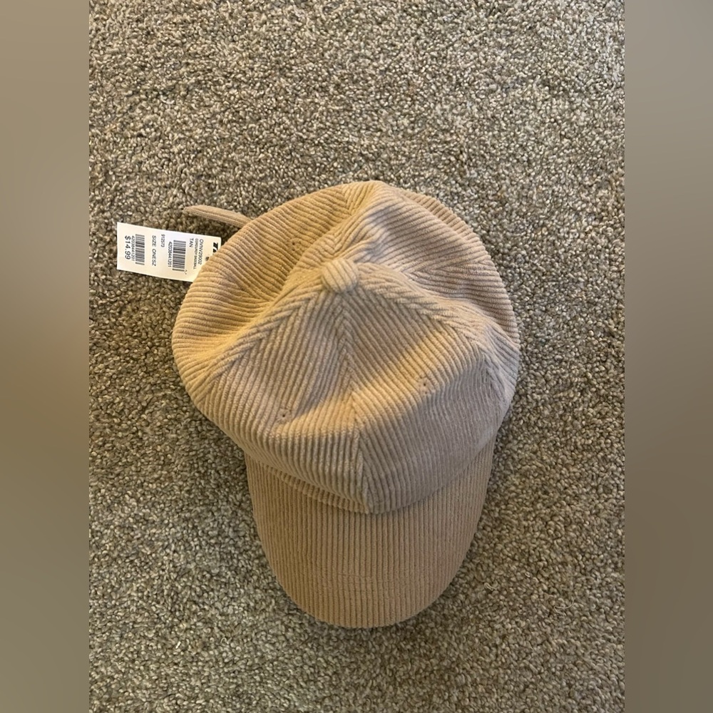 Tilly’s Tan Corduroy Baseball Cap
